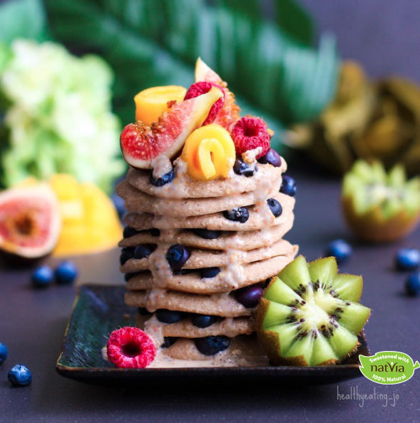 Blueberry Buckwheat Pancakes
