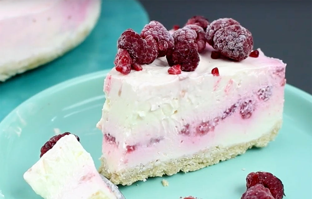 YOGHURT RASPBERRY CHEESECAKE