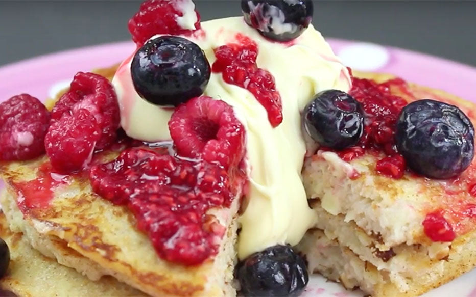 Sugar free apple cinnamon pancake
