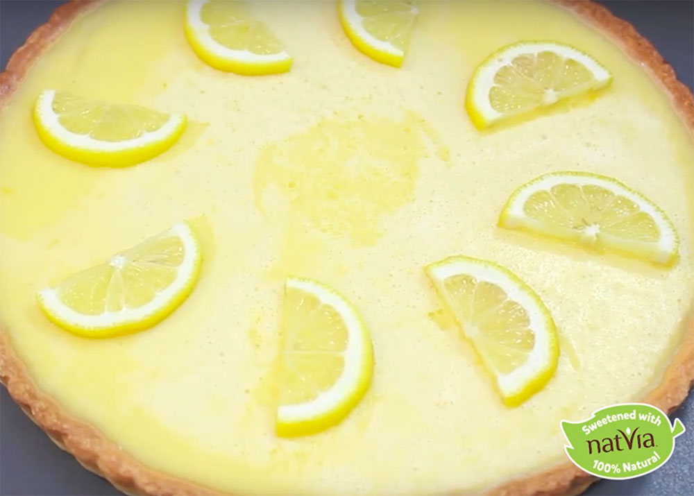 LOW SUGAR LEMON TART