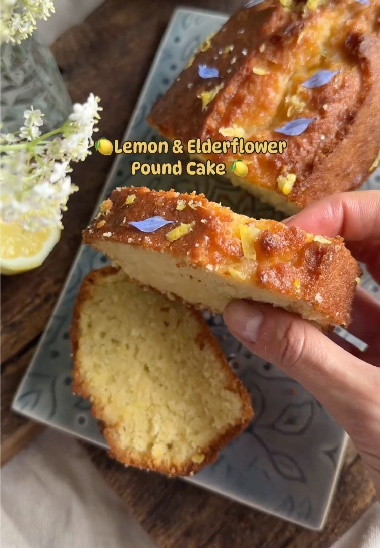 Lemon and Elderflower Pound Cake