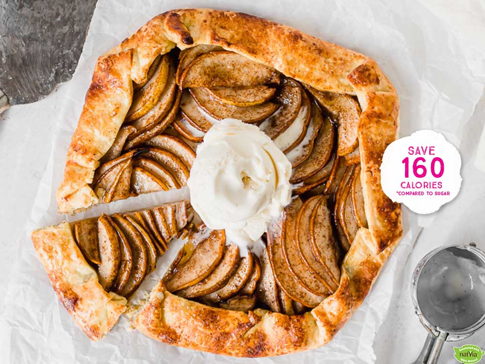 Spiced pear galette