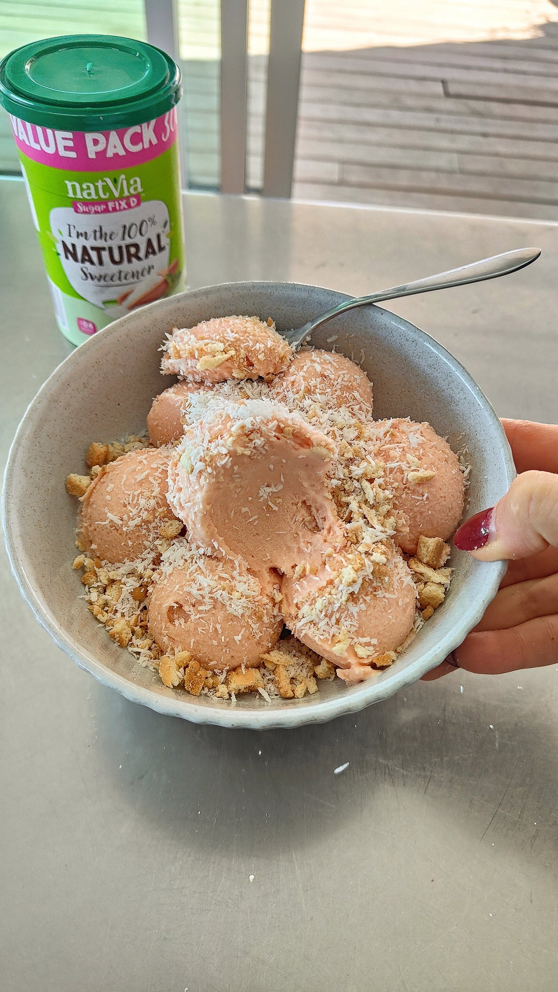Strawberry & Mango Frozen Yogurt – Easy, Healthy & Sugar-Free Recipe