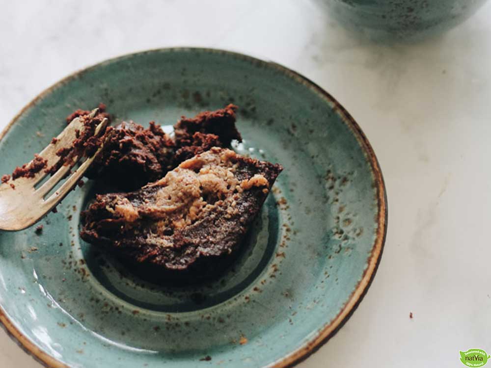 Sugar-Free-Peanut-Butter-Swirl-Brownies