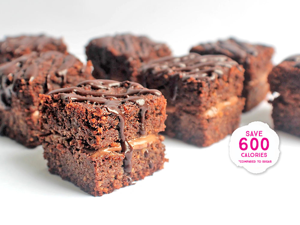 Triple Chocolate Layered Cake Squares