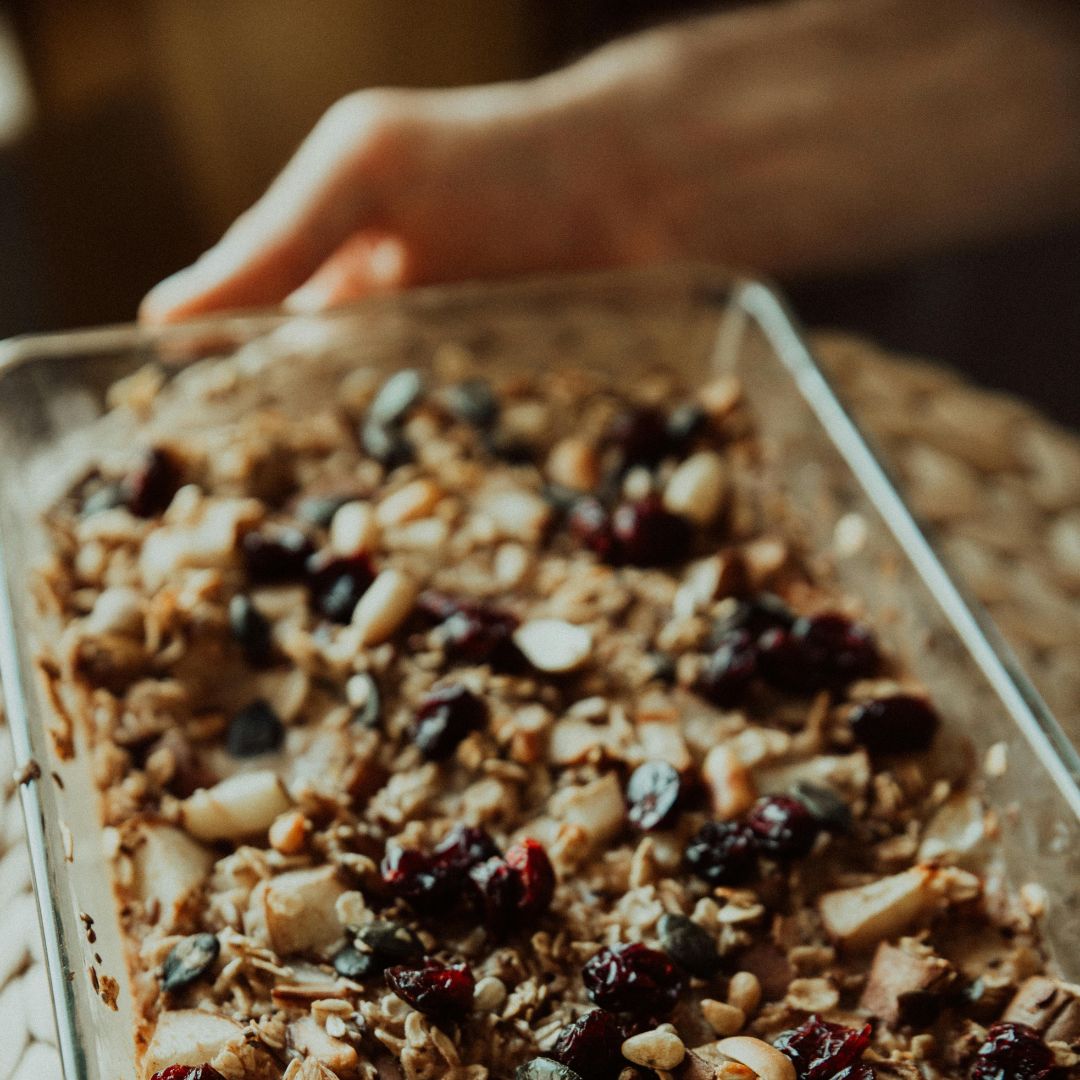 Granola Protein Baked Oats