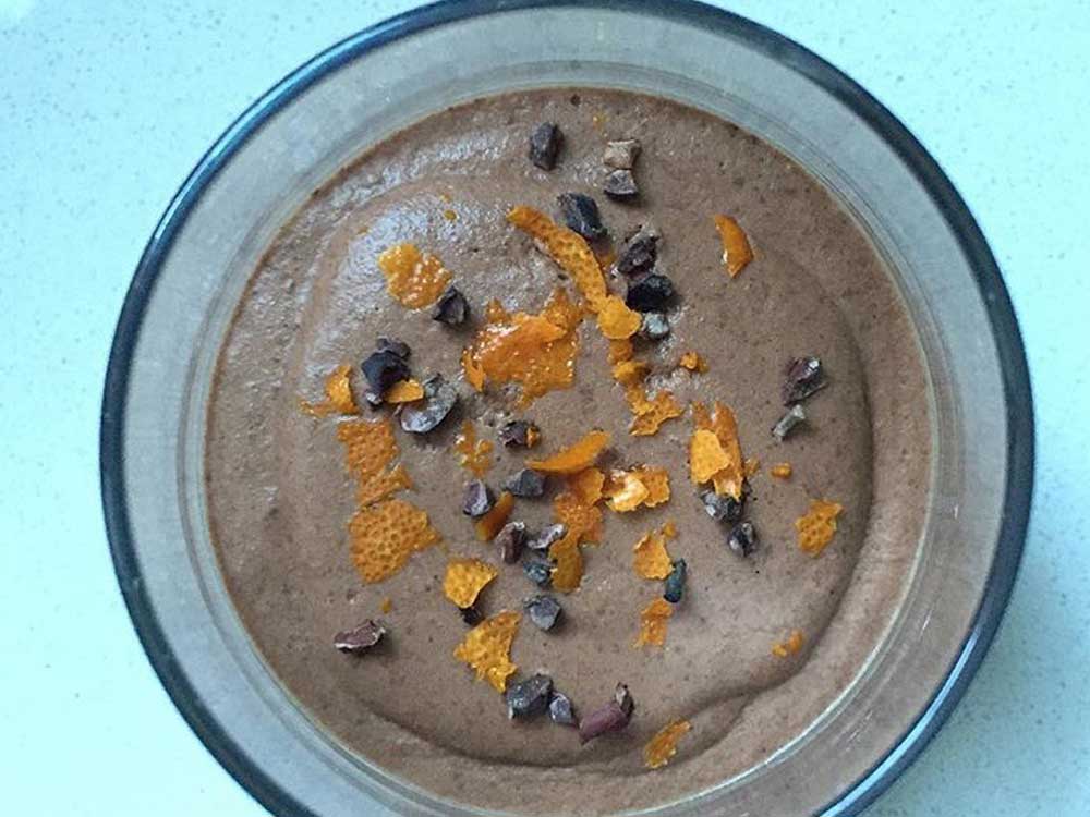 VEGAN ORANGE CHOCOLATE MOUSSE