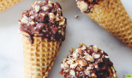 Vegan Ice Cream Chocolate Hazelnut Cake Pops