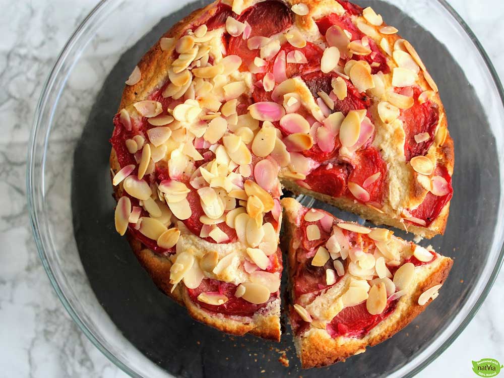 PLUM & ALMOND CAKE