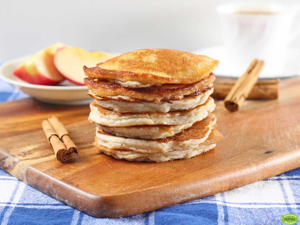 Easy Apple and Cinnamon Pikelets