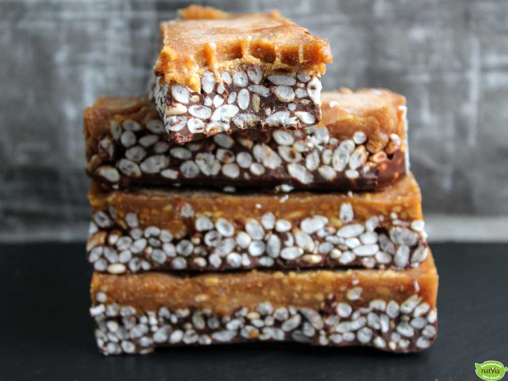 Chocolate Peanut Butter Rice Crispy Bars