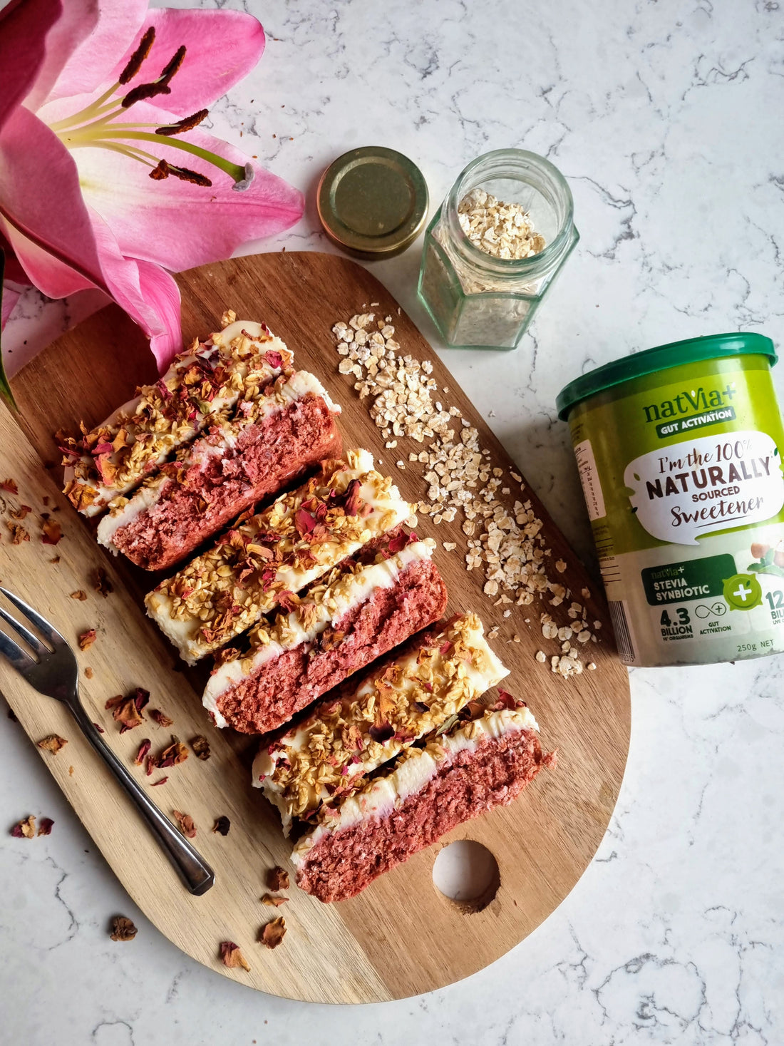 Beetroot & Vanilla Slices