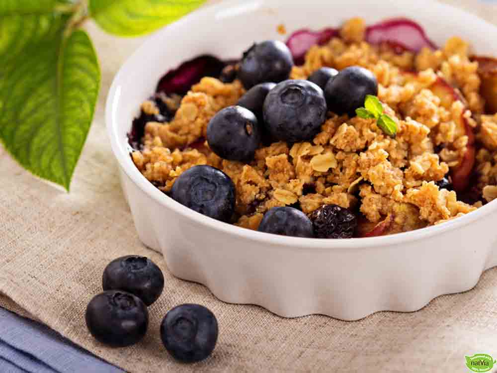 NECTARINE BLUEBERRY CRISP