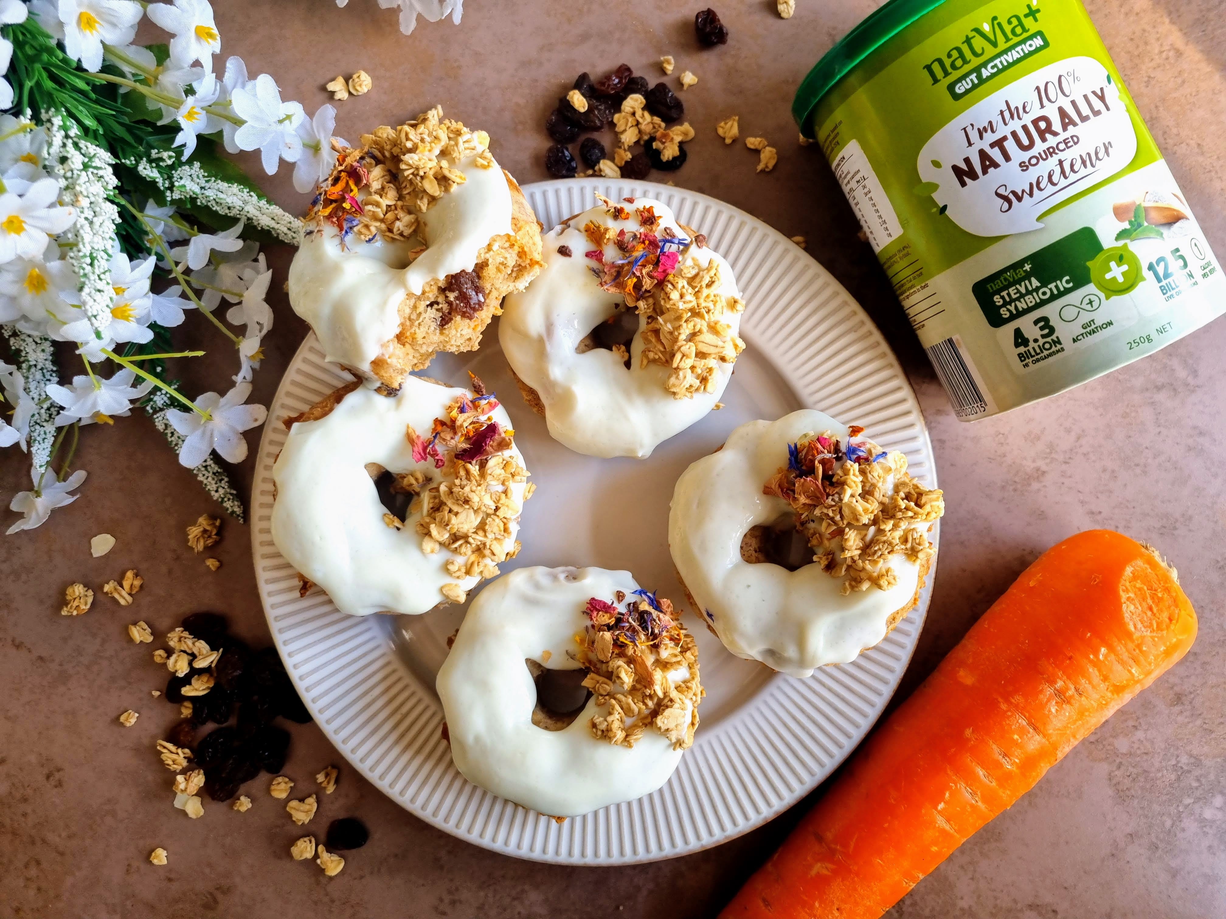 Indulge in Guilt-Free Delight with Carrot Cake Donuts