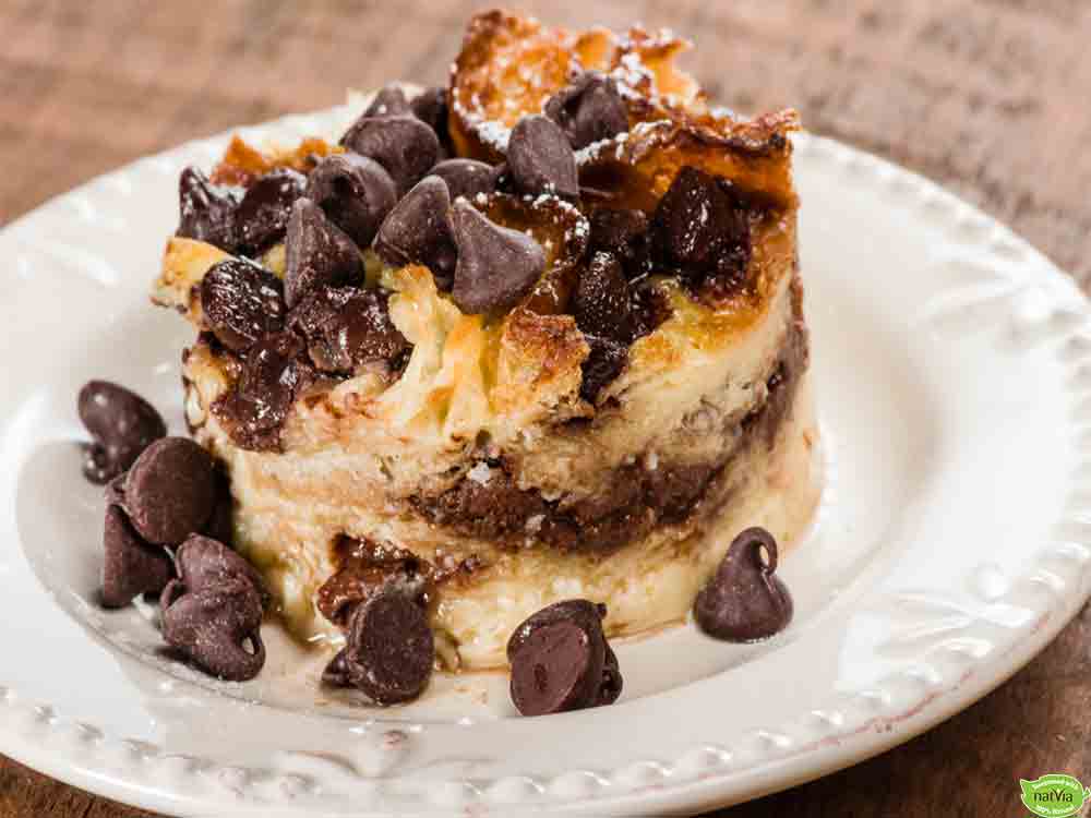 CHOCOLATE BREAD PUDDING