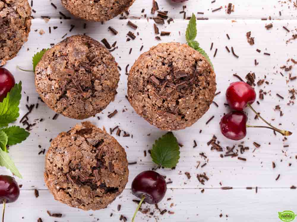 CHOC CHERRY MUFFINS