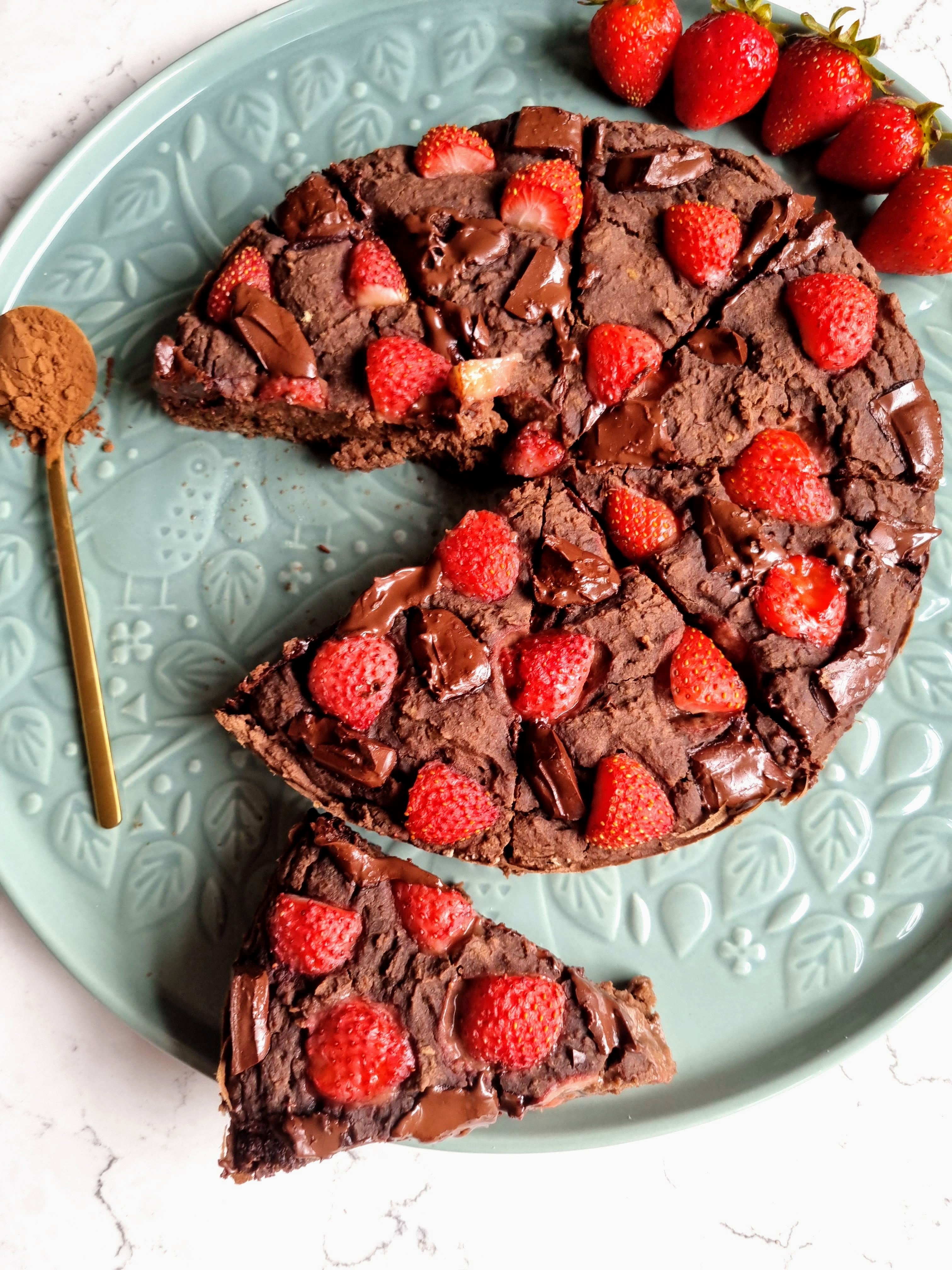 Choc Strawberry Cake