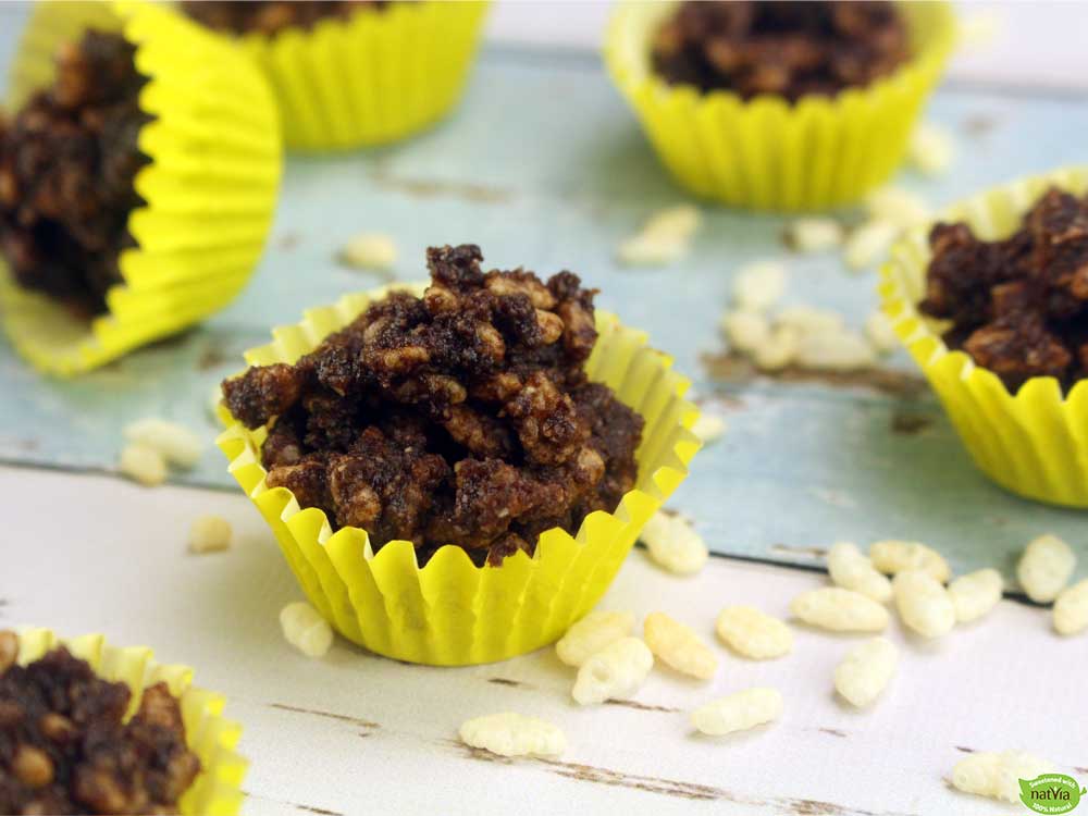 Choc Almond Crackles