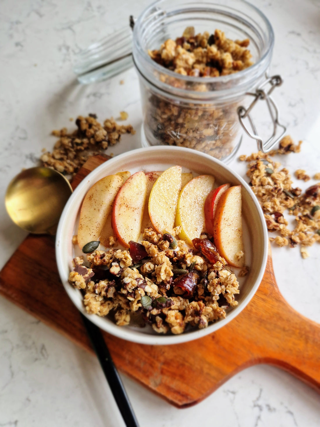 Date, Ginger, and Chocolate Granola