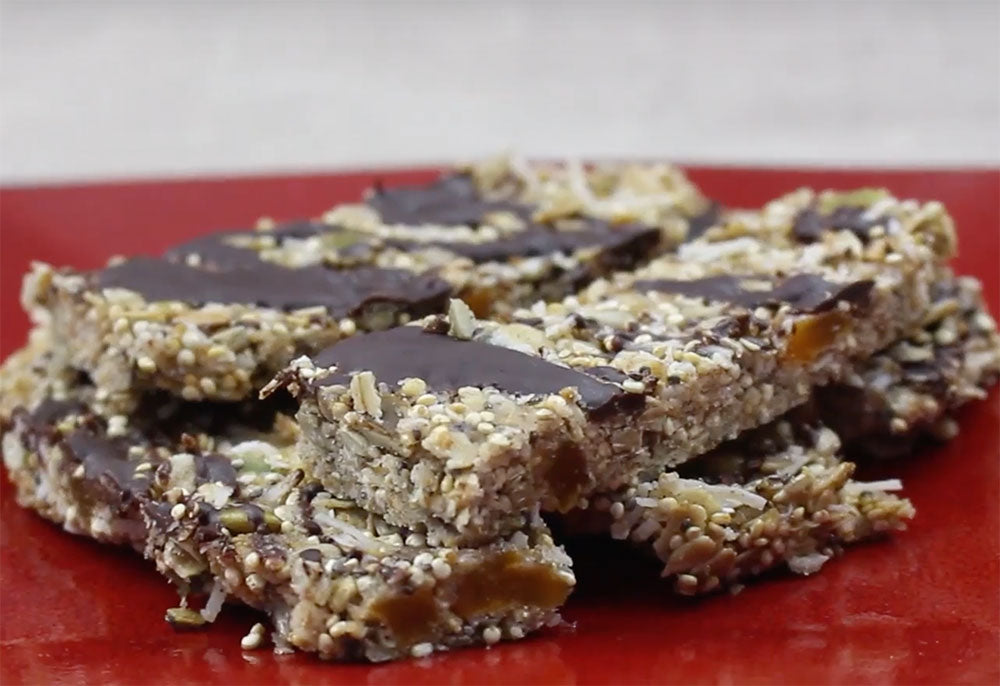 Vegan Apricot Granola Bars