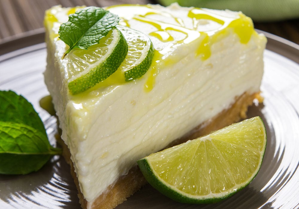 No Bake Lime Cheesecake