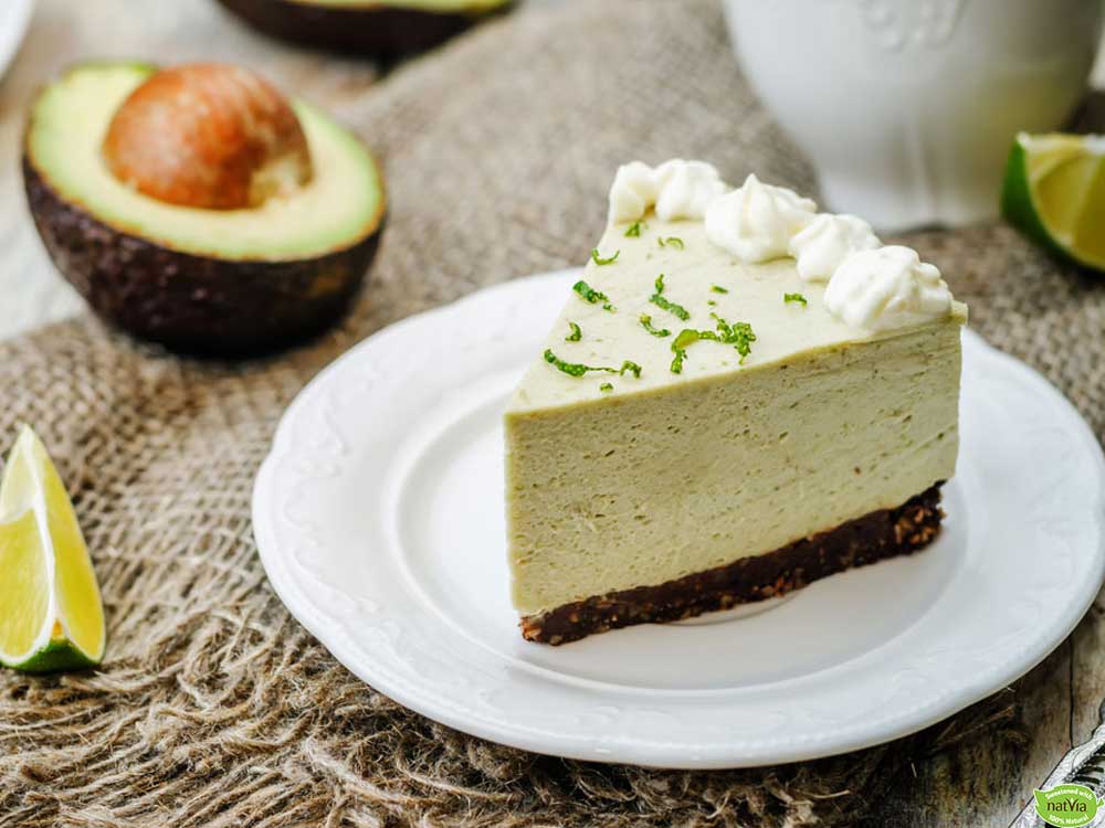 LIME AVOCADO RAW CHEESECAKE