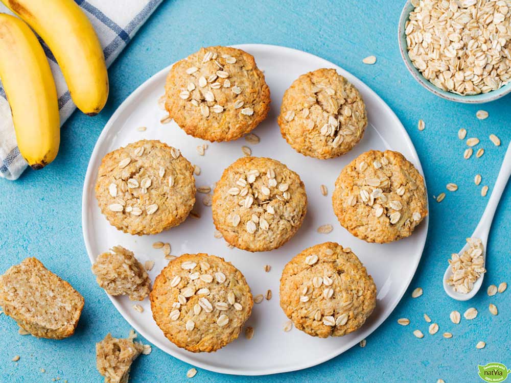 BANANA OAT MUFFINS