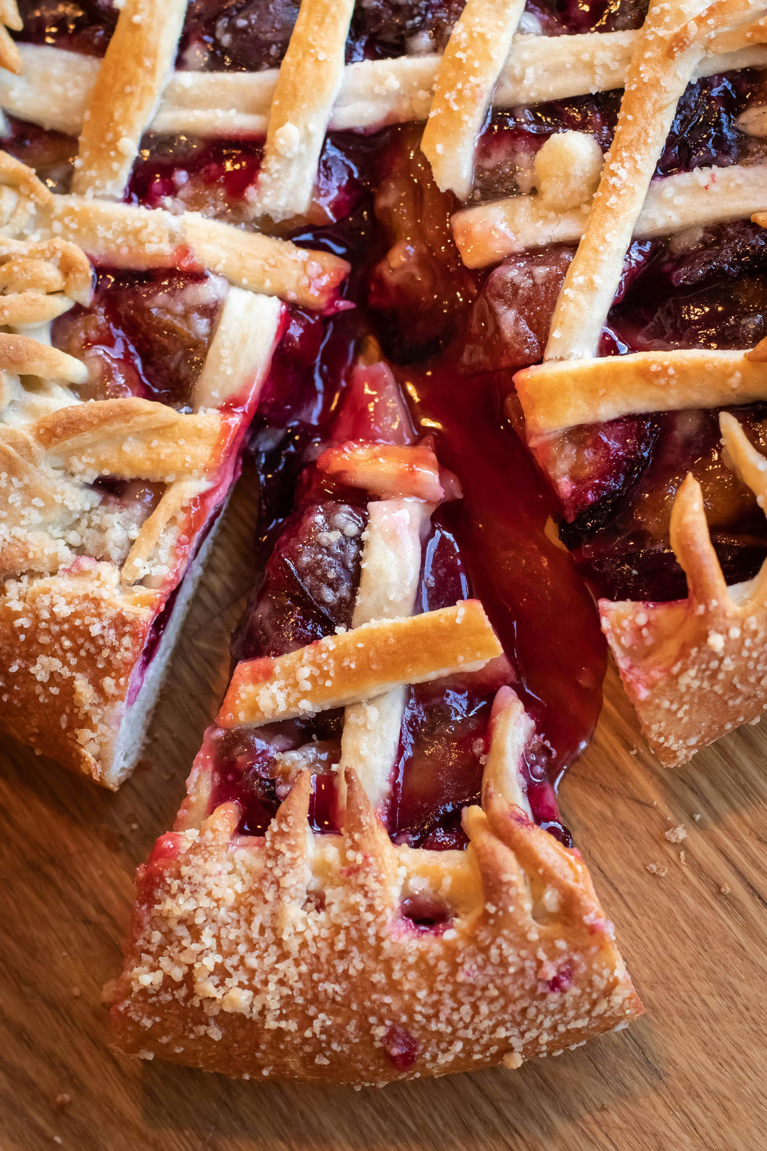 Vegan Apricot Plum Pie