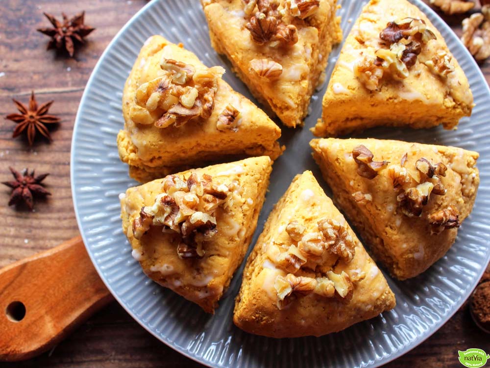 SPICED  PUMPKIN SCONES