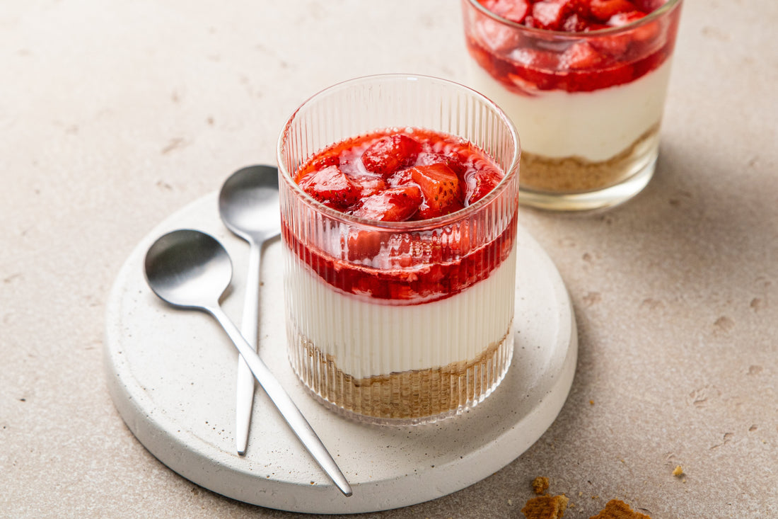 Faekaway Series: No-Bake Strawberry Cheesecake Cups