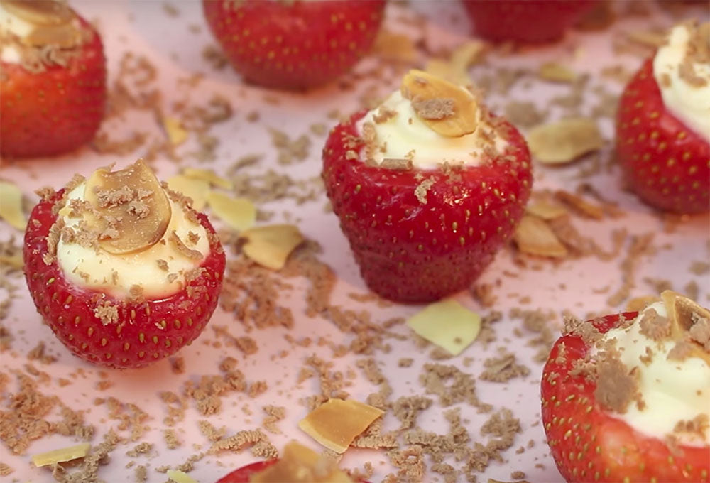 Mini Strawberry Cheesecakes