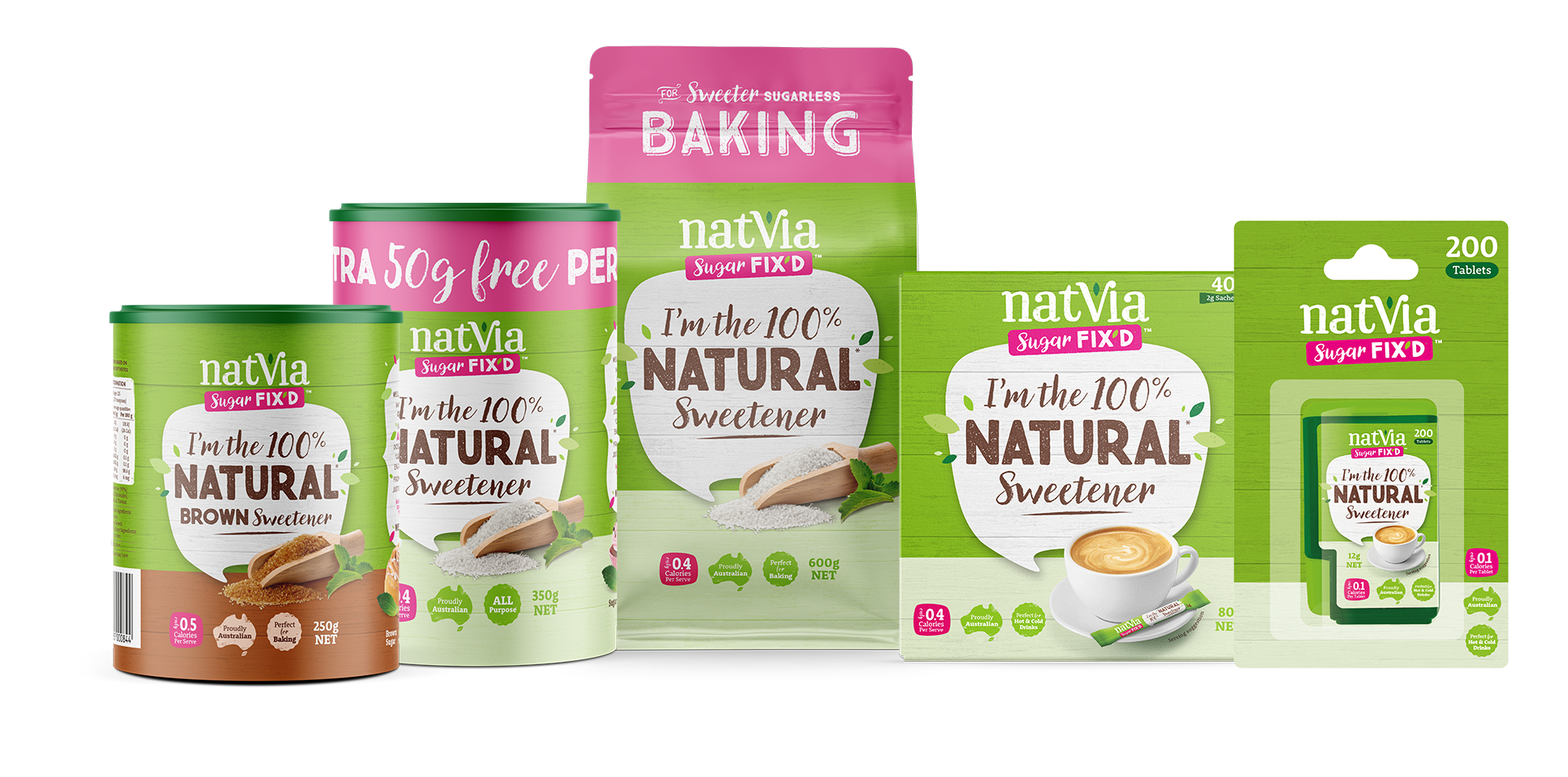 About Natvia natural sweetener