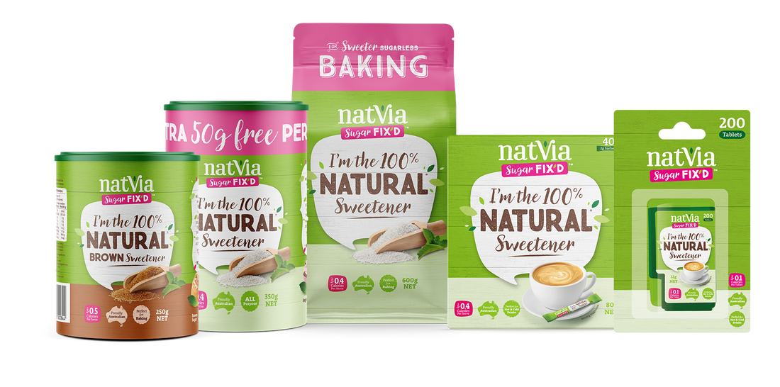 Natvia Sweetener range