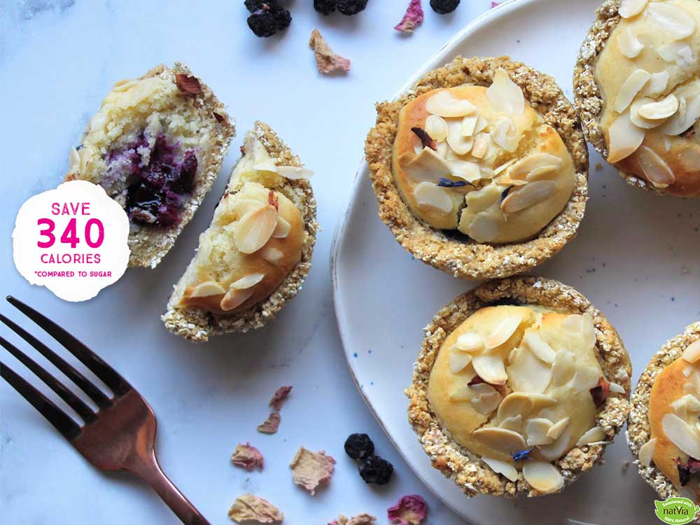 Blueberry Bakewell Tarts