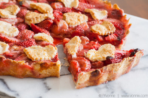 Vegan Baked Strawberry Pie