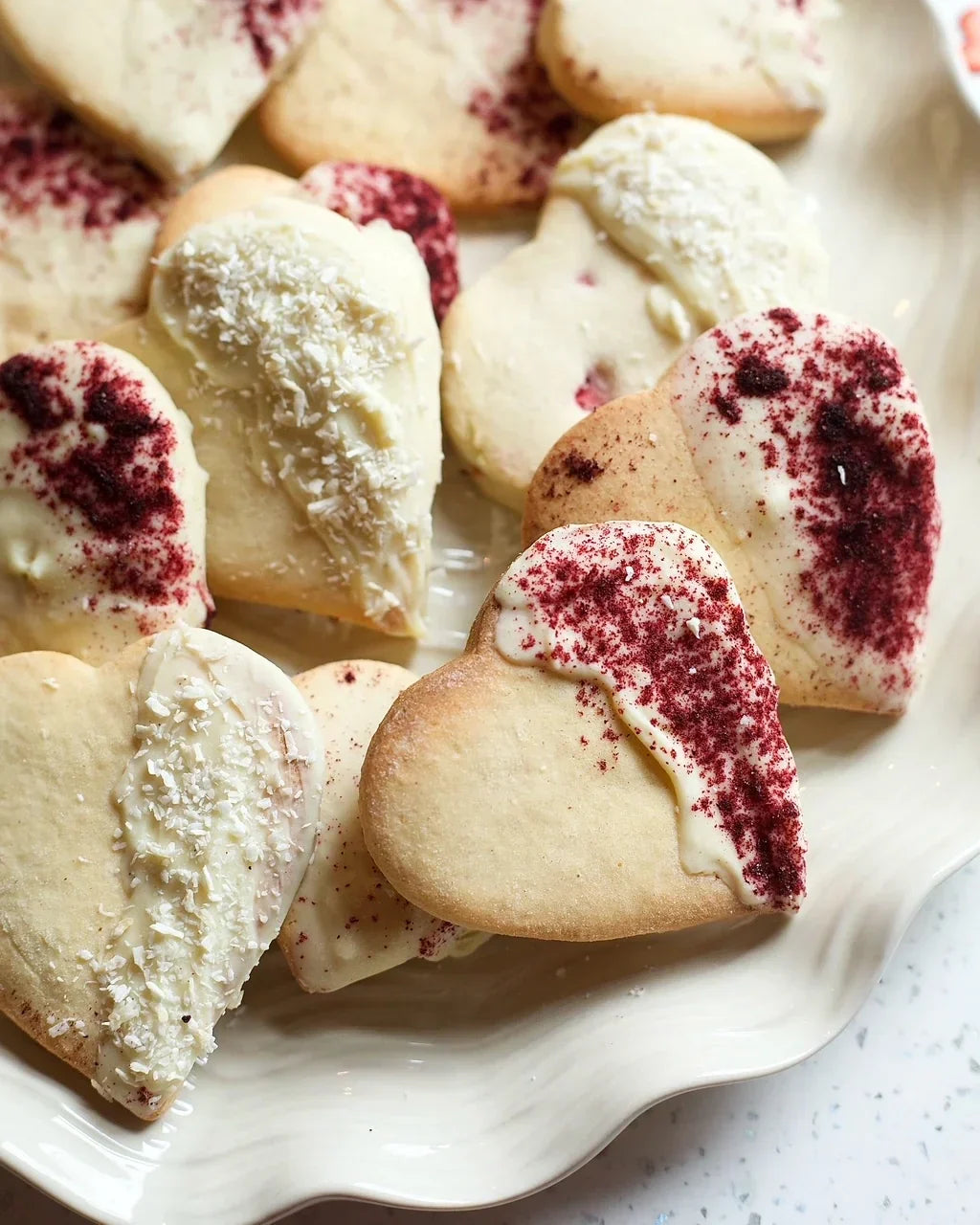 Valentine's Shortbread Cookies
