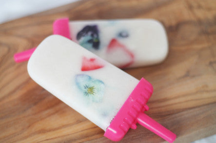 Vanilla Berry Ice Lollies