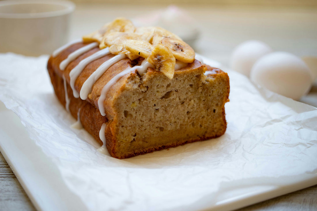 Low Sugar Banana Cake