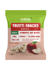 Natvia Fruitti Snacks Apple 80g