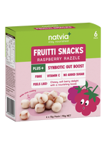 Natvia Fruitti Snacks Raspberry Razzle 6 pack | 90g