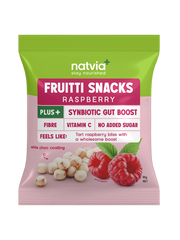 Natvia Fruitti Snacks Raspberry 80g