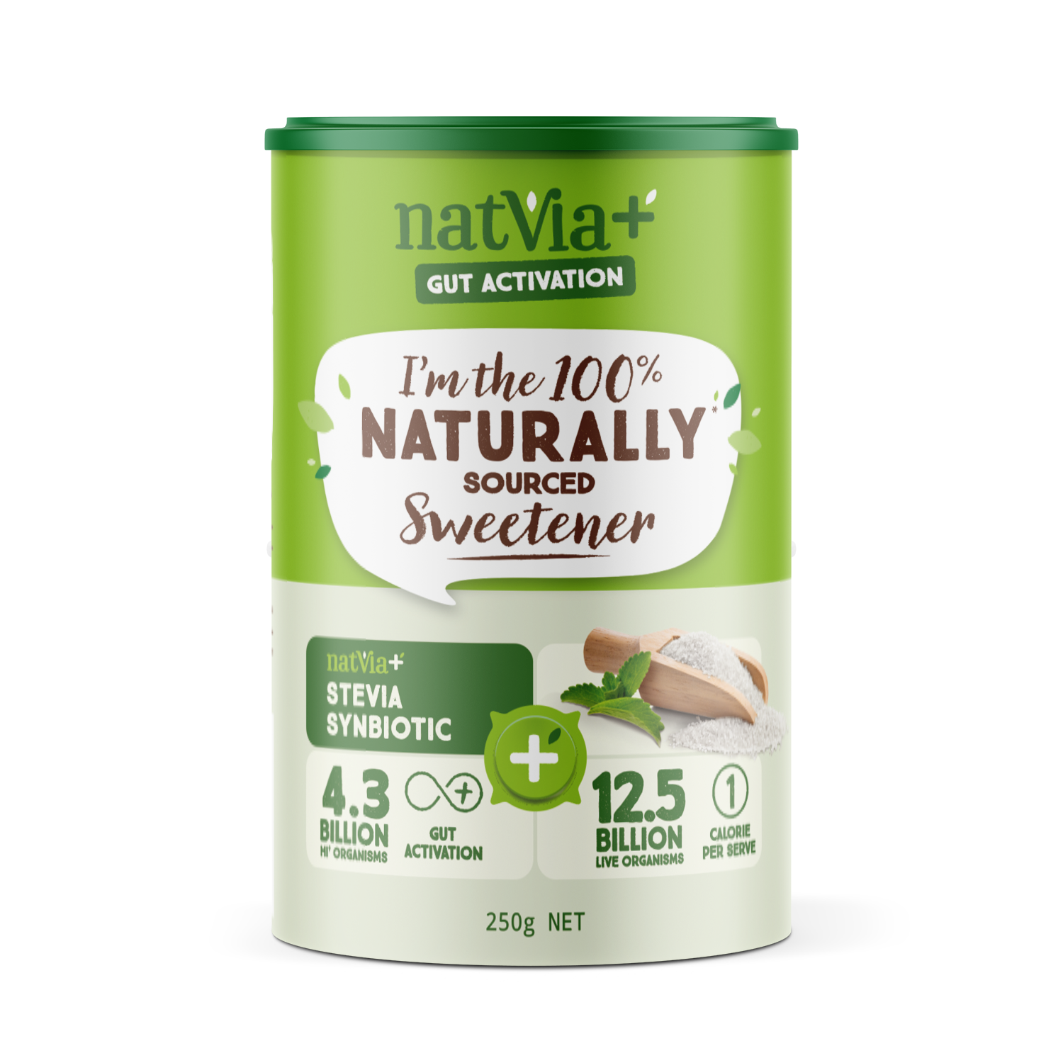 Natvia Stevia Synbiotic Sweetener 250g