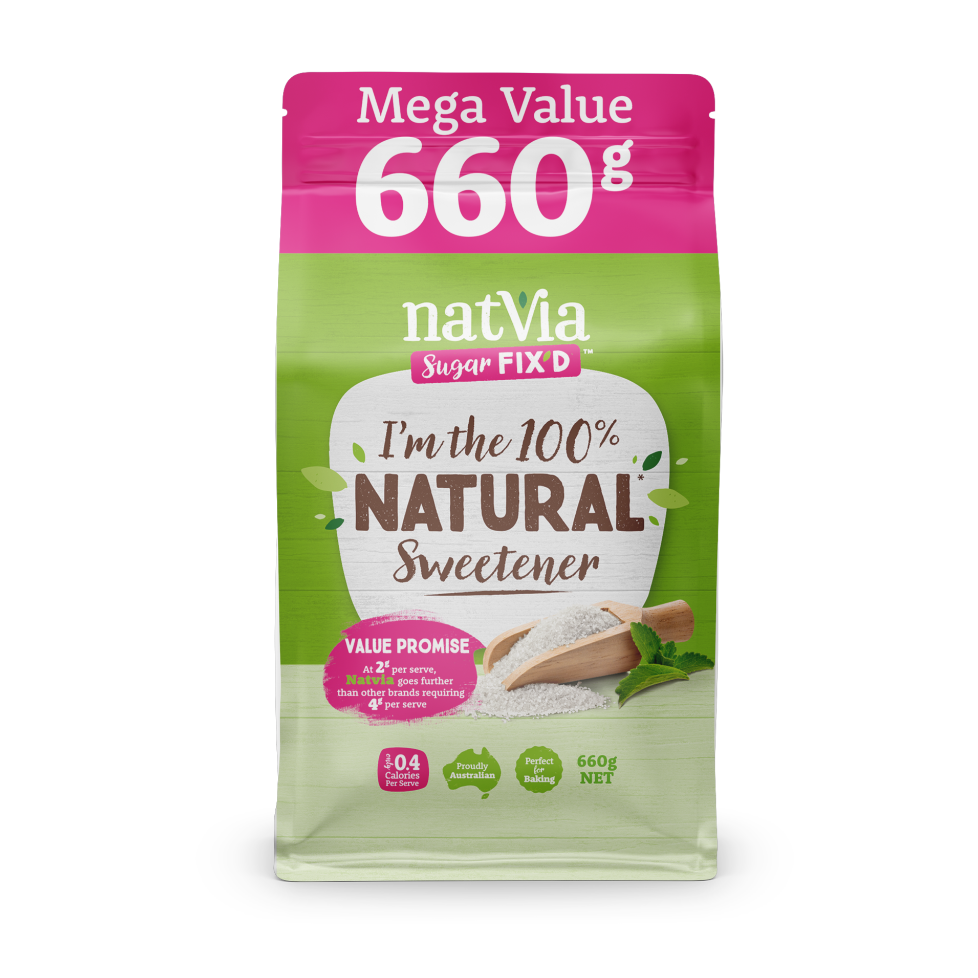 Natvia 100% Natural Sweetener MEGA VALUE 660g