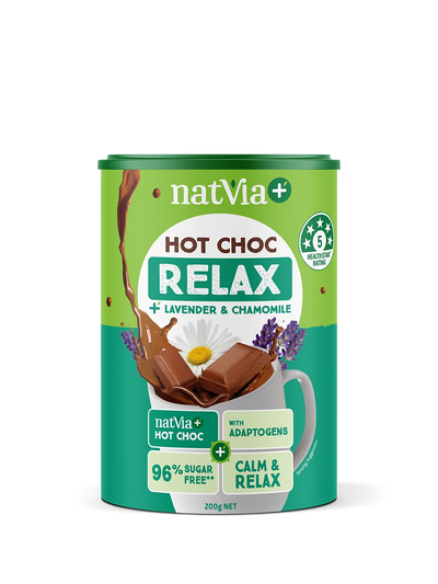 Natvia Relax Rich Hot Choc 200g