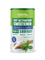 Natvia 150B Gut Activation Sweetener Stevia Canister 300g