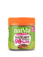 Natvia Hazelnut Spread 350g Front Face