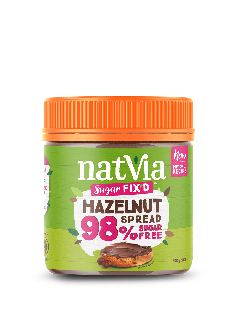 Natvia Hazelnut Spread 350g Front Face