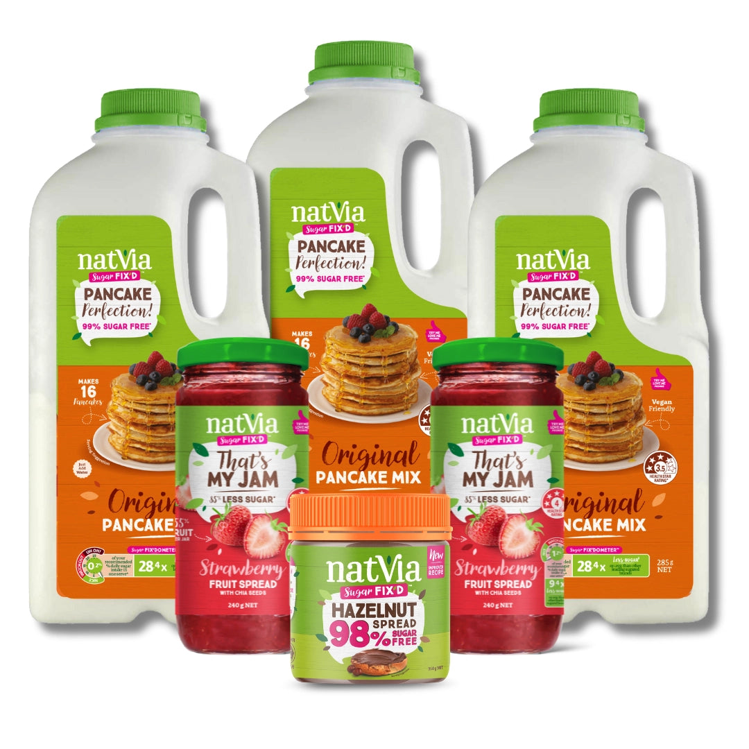 Natvia Pancake Mix Spread Delight Bundle