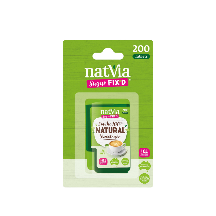 Natvia Tablet Dispenser 200 pack Front Face