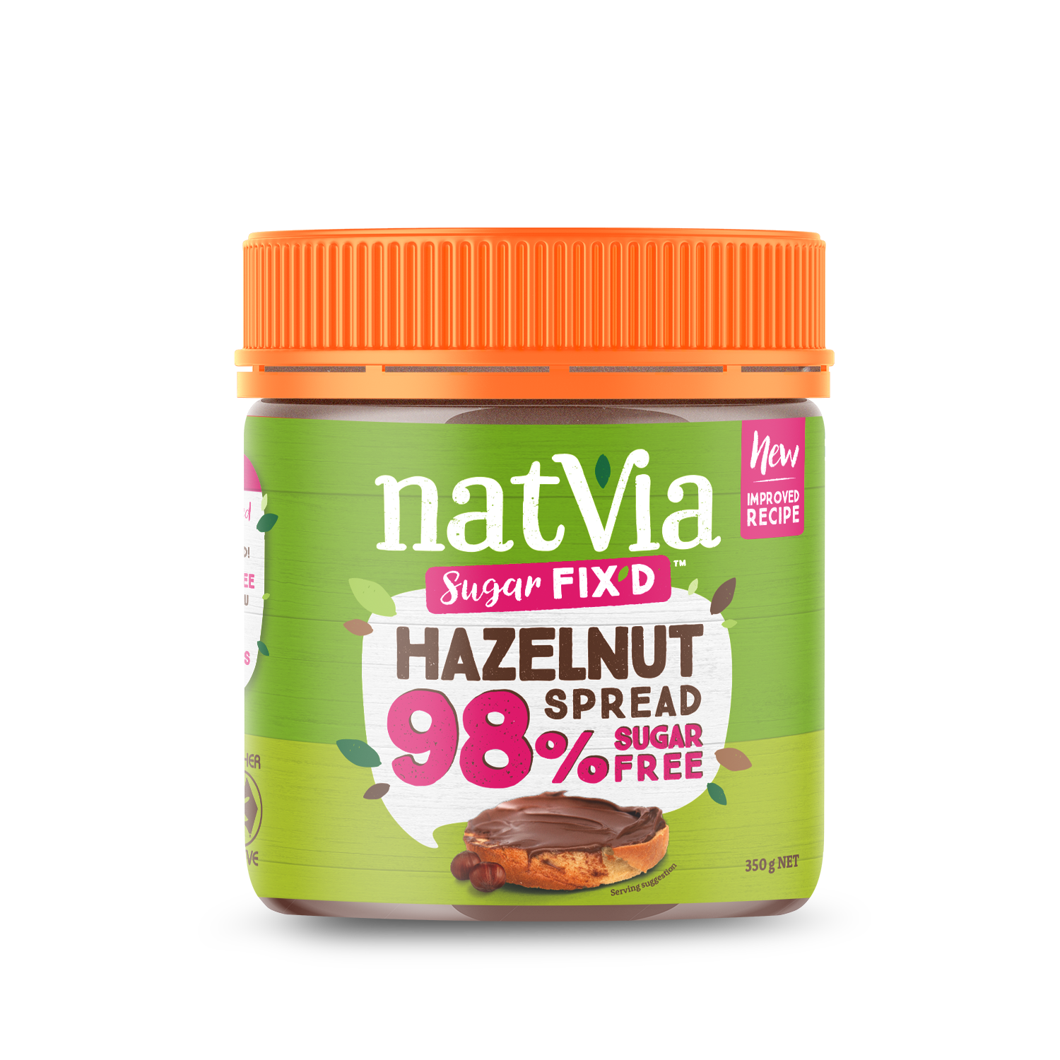 Natvia Choc Hazelnut Spread 350g